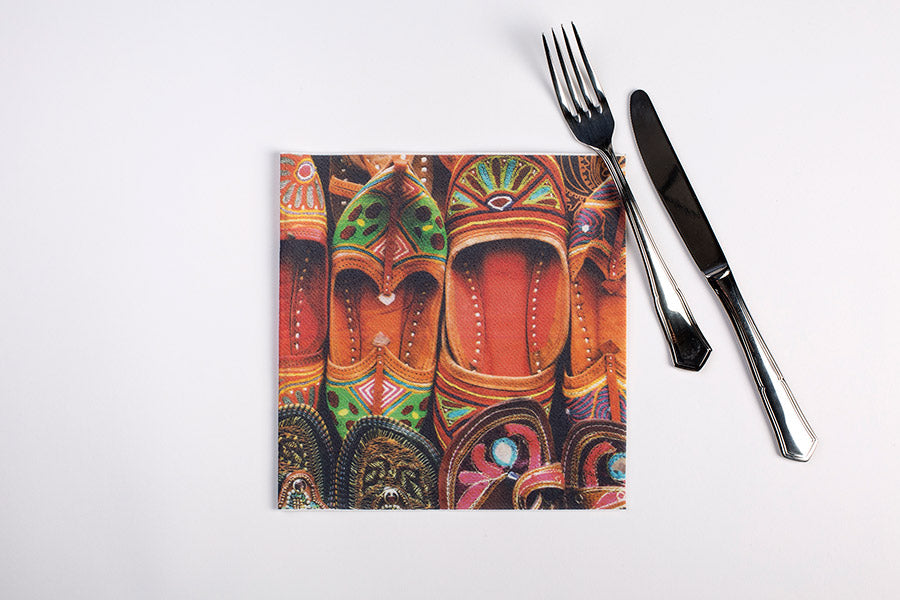 Servilleta Air Soft 40x40cm Imp. Digital Babuchas, 300uds