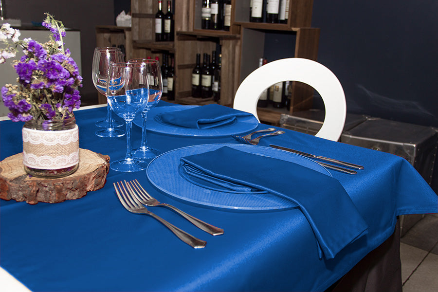 Mantel Tela Raso Satén 120x120cm Color (100% Poliéster)