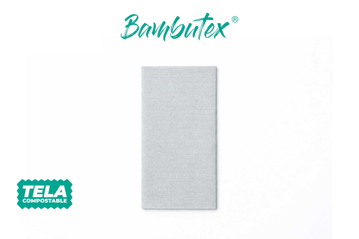 Serv. Bambutex 48x48 Pl. 1/8 360 unités. Blanc CP GR Deco. Capri Gris