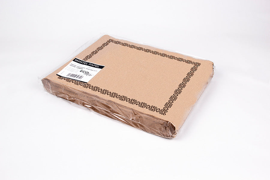 Mantel Papel 30x40cm 100gr Eco Nature Deco. Orla, 500uds (2x250)