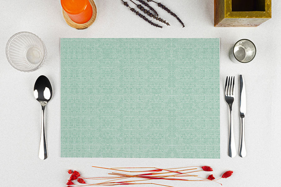 Bambulux Cut Tablecloth 30x40cm 250 units Deco. Capri Aquamarine