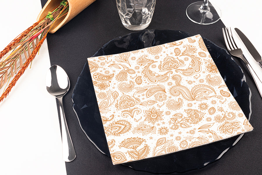 Servir. Bambulux 40x40 480ud Déco. Yakarta Melocoton