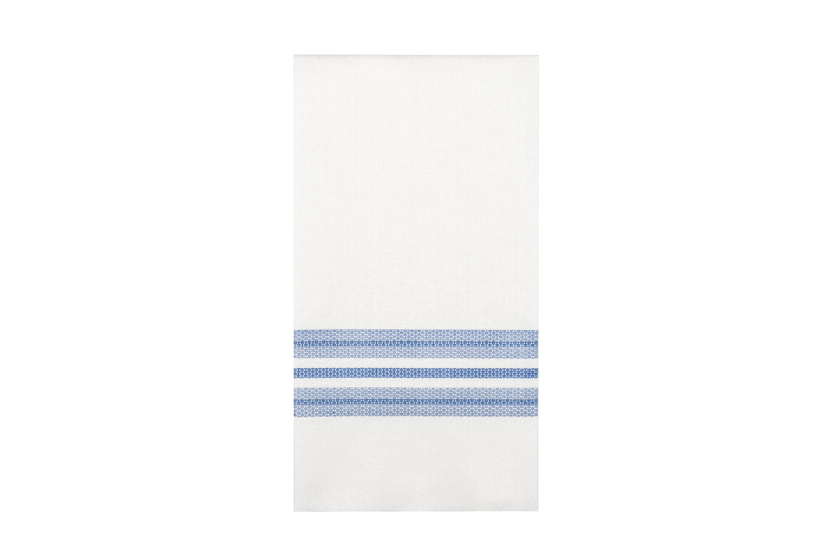 Servilleta Bambulux 48x48cm Pleg. 1/8 Deco. Horizonte Azul, 300uds