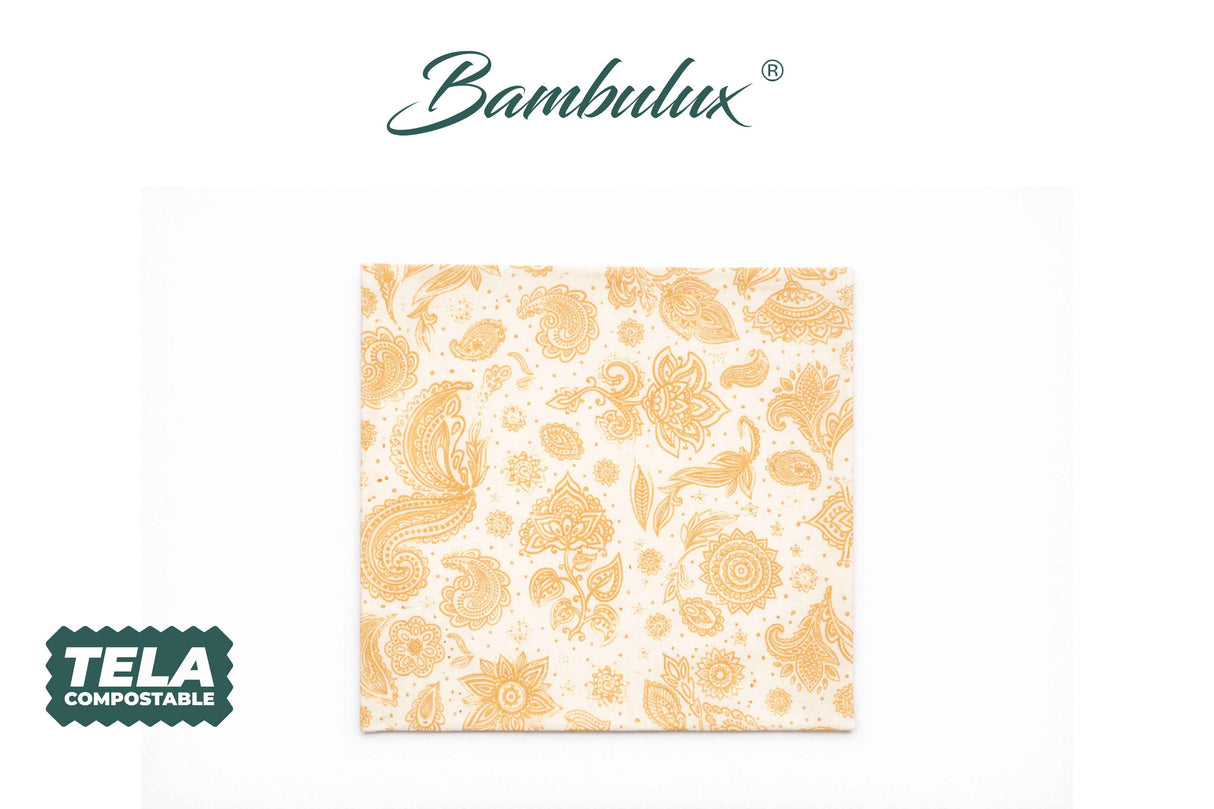 Servilleta Bambulux 48x48cm Deco. Yakarta Melocotón, 240uds