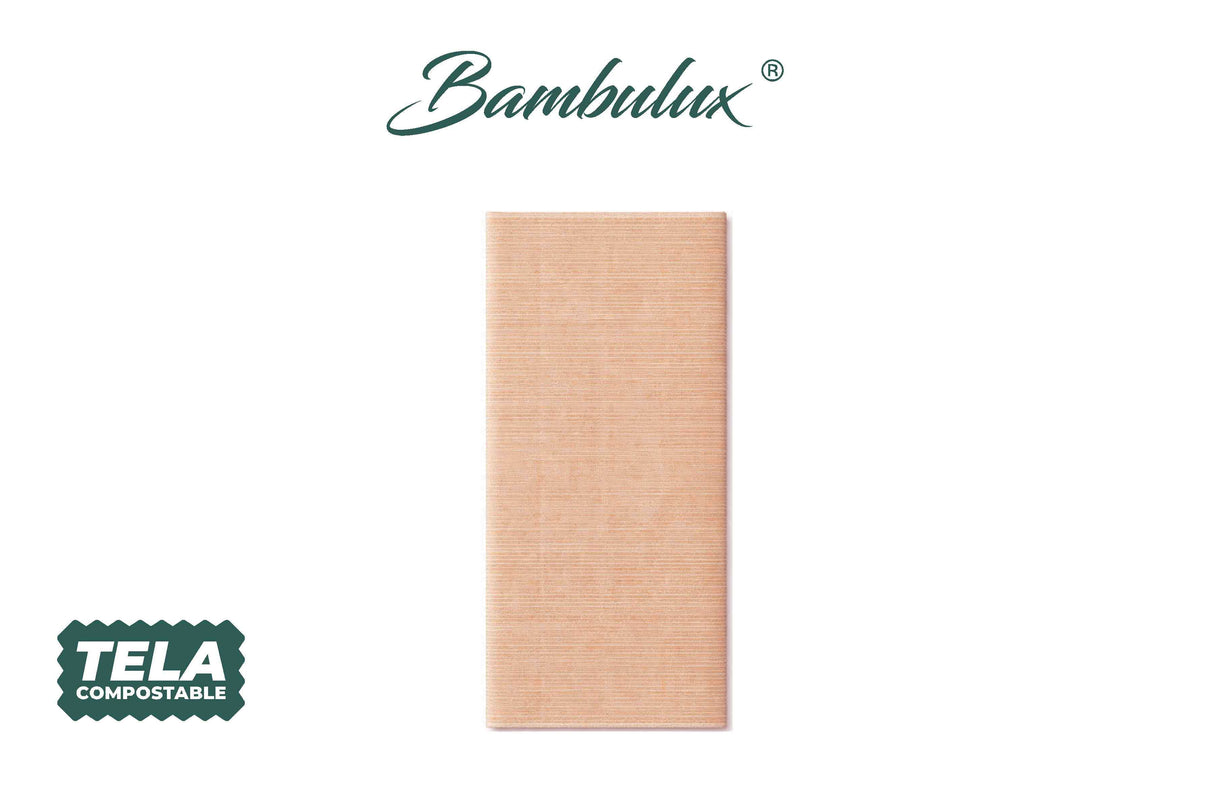 Servilleta Bambulux 48x48cm Pleg. 1/8 Deco. Capri Terra, 300uds