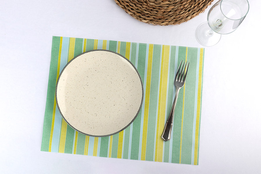 Mantel Air Soft 30x40cm Deco. Linde Verde, 400uds