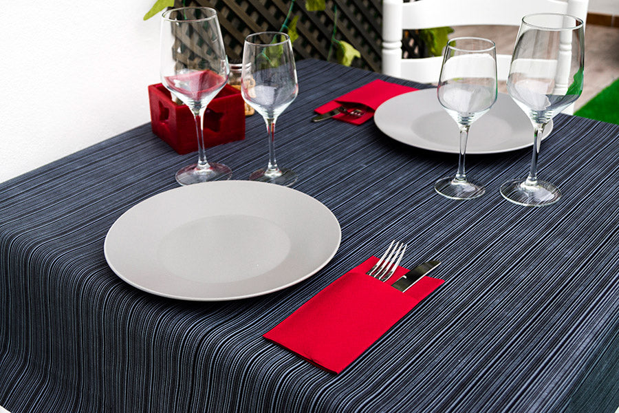 Rollo Mantel Novotex 1,20x50m Prec. 40cm Negro Deco. Basic