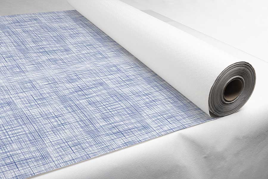 Rollo Mantel Papel 1,2x100m 37gr Deco. Urban Azul