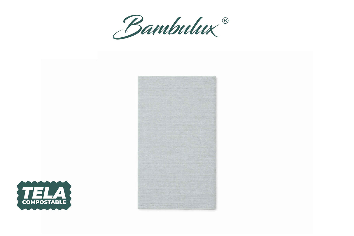 Servilleta Bambulux 30x48cm Pleg. 1/4 Deco. Capri Gris, 480uds