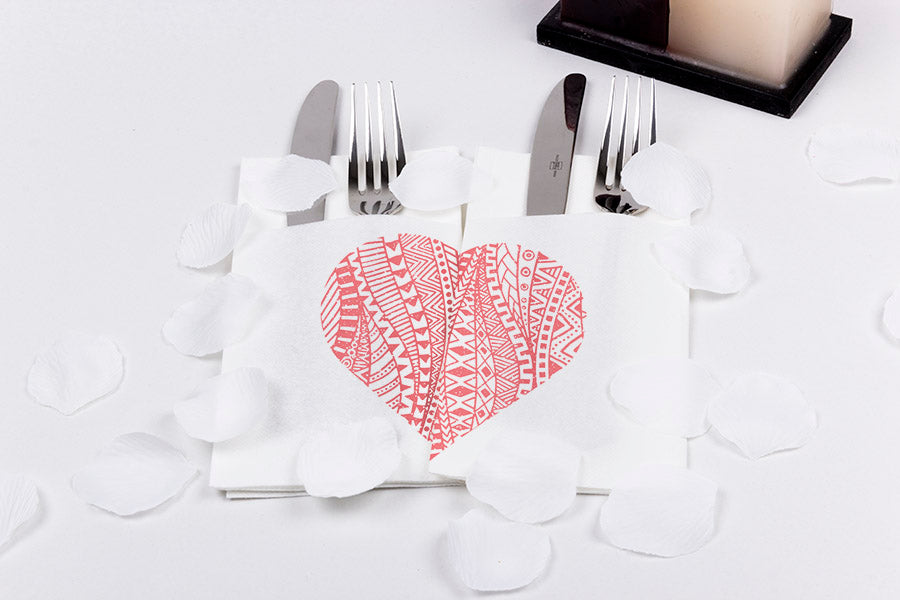 Kangucel 40x40 PP 480 units White Deco. Cupid