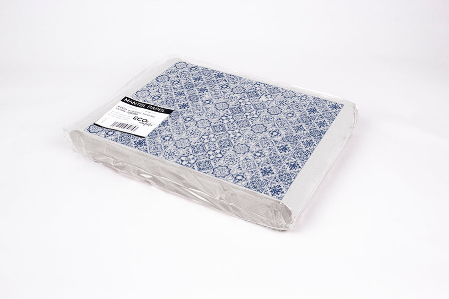 Paper tablecloth 30x40 White 100gr. Deco. Lisbon 500 units (2x250)