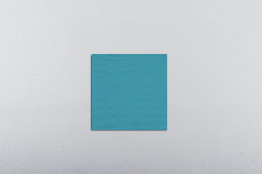 Servilletas Punta Punta 20x20cm Turquesa, 100uds 30pq