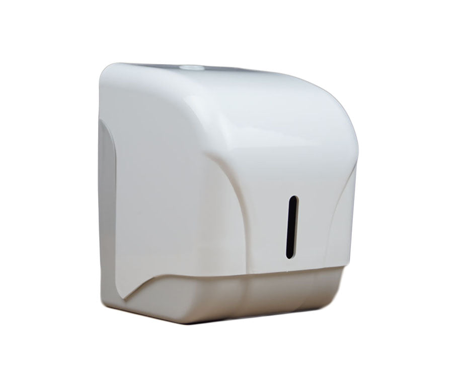 Disp. Papel Higiénico Hoja-Hoja ABS Blanco