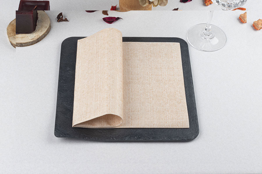 Servilleta Bambulux 40x40cm Deco. Capri Melocotón, 480uds