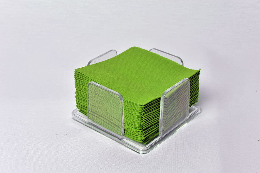 Servilletas Punta Punta 20x20cm Pistacho, 100uds 30pq