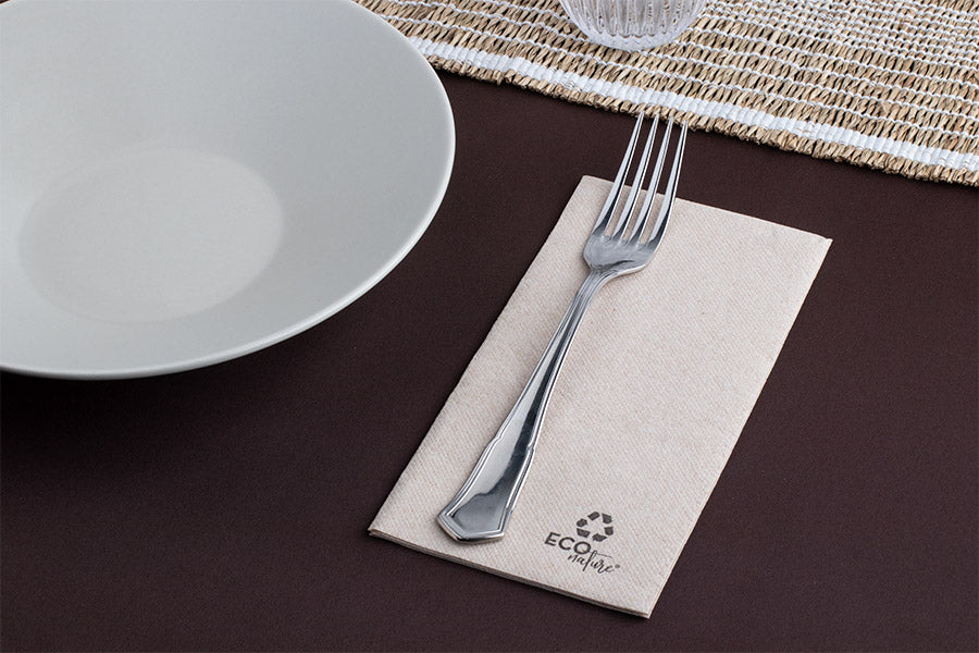 PP Napkin 40x40 Fold. 1/8 1200 units. Eco Nature