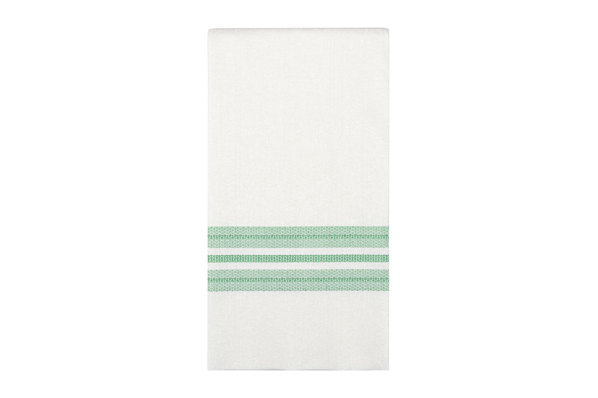 Servilleta Bambulux 48x48cm Pleg. 1/8 Deco. Horizonte Verde, 300uds