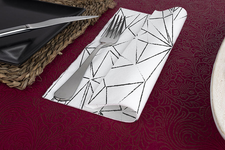 Serv. Softex 48x48cm 100gr 240ud Blanco Deco Funky