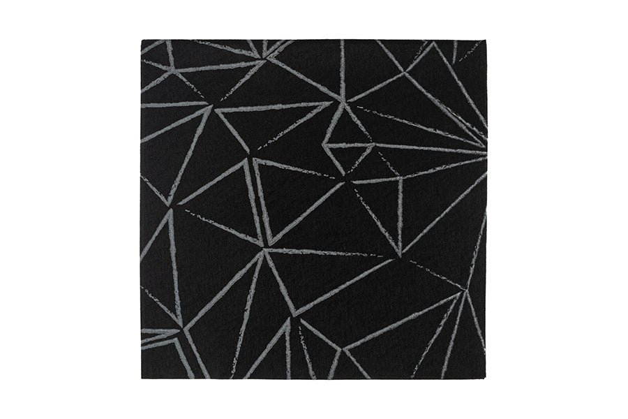 Serv. Softex 40x40cm 70gr 600ud. Negro Deco. Funky