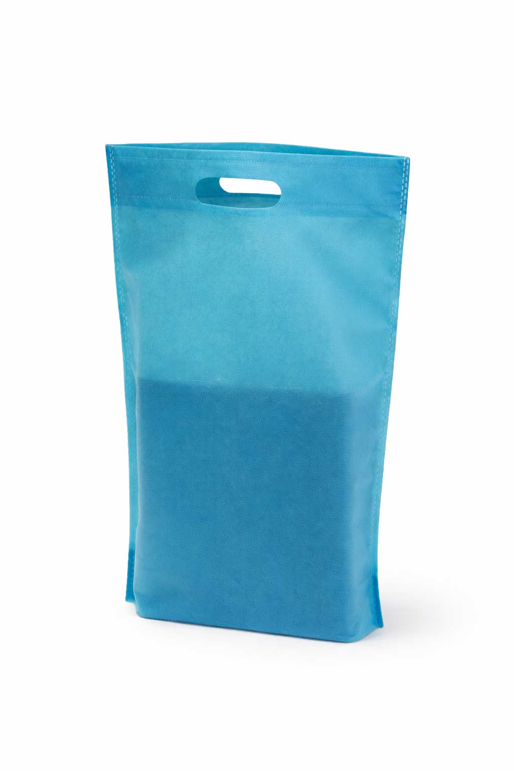 ; Bolsa Troquelada Novotex 40x50+10cm 60gr Turquesa, 300uds
