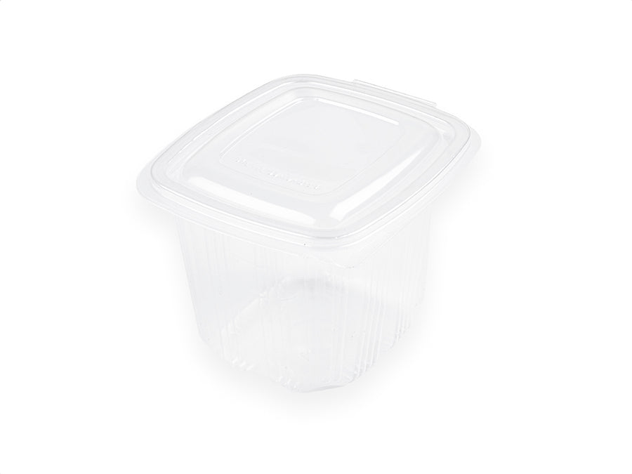 Envase Bisagra Alto Microondas -PP- 750cc (6pq x 100ud) (-5ºC a +120ºC)