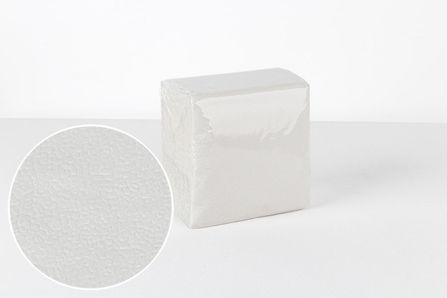 White 1-ply napkins 30x30 100 units 48 packs