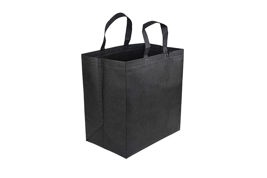 Bolsa Asa Plana Novotex 90g Negra 32+21x34cm 250ud