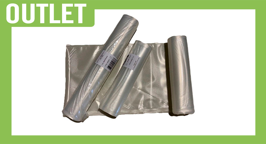 Rouleau de sac sous vide gaufré 15 cm x 6 m (95 my) 2 pièces
