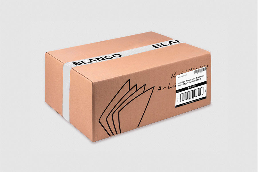 Mantel Air Soft 30x40cm Blanco, 400uds