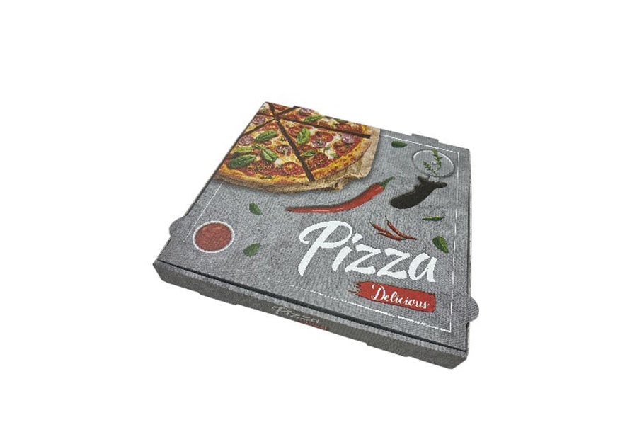 Caja Cartón Pizza 30x30cm Mod. "Delis", 100ud.