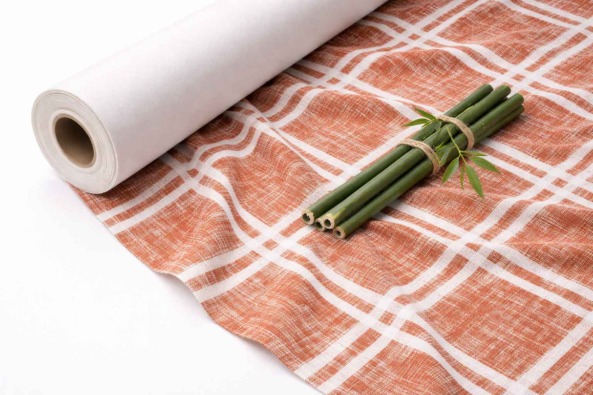 Cheminée Rollo Bambulux 1x25m Blanco Deco. Minorque Terre