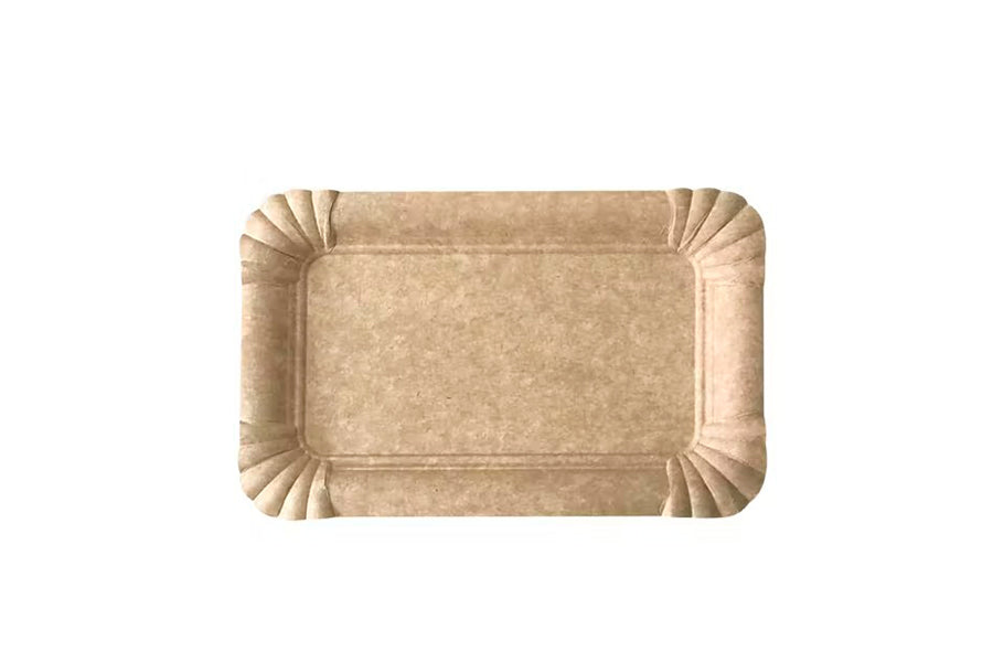 Bandeja Kraft 12x19cm, 50uds
