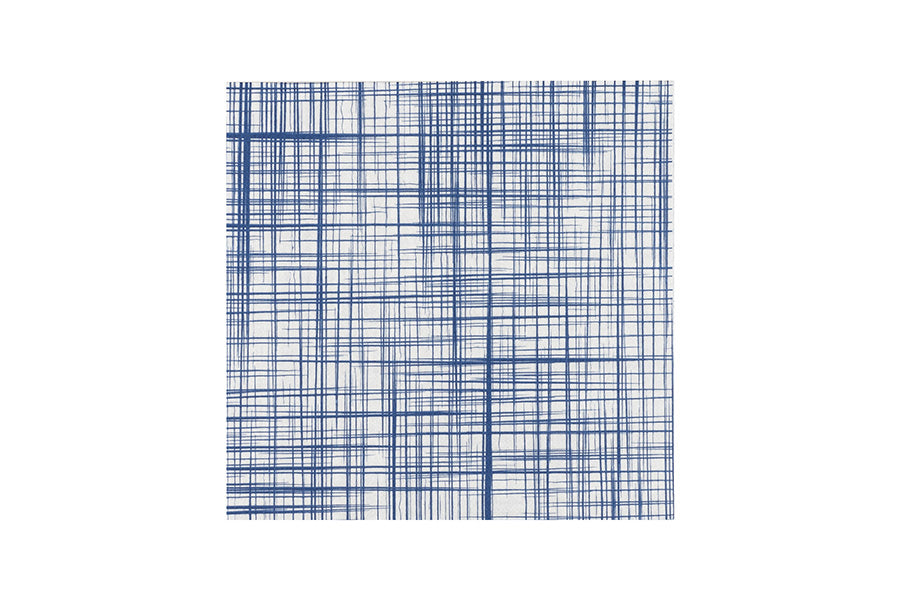 Servilleta Punta Punta 40x40cm Deco. Urban Azul, 600uds