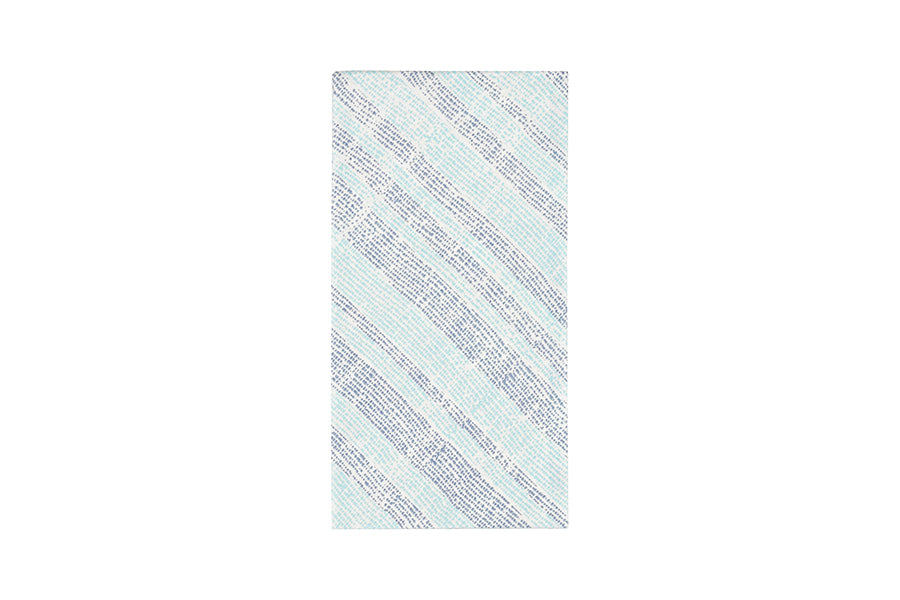 Servilleta Bambulux 48x48cm Pleg. 1/8 Deco. Marea Azul, 300uds