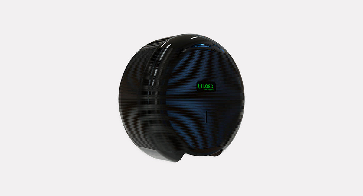 Papier toilette noir Eco-Luxe Losdi en plastique recyclé
