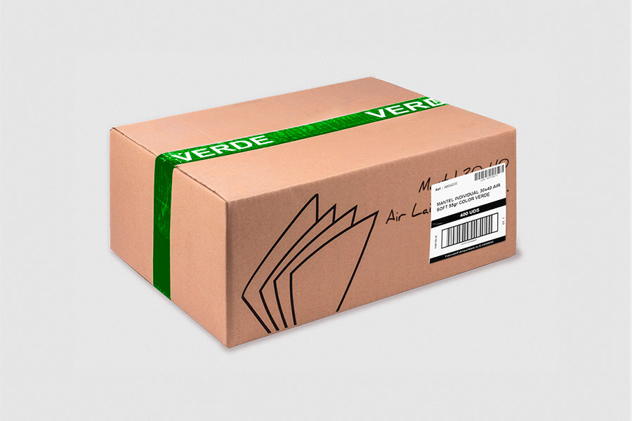 Mantel Air Soft 30x40cm Verde, 400uds