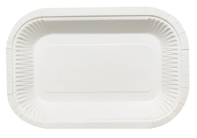Bandeja Horeca Antigrasa 15x23cm 250g Blanco, 50uds