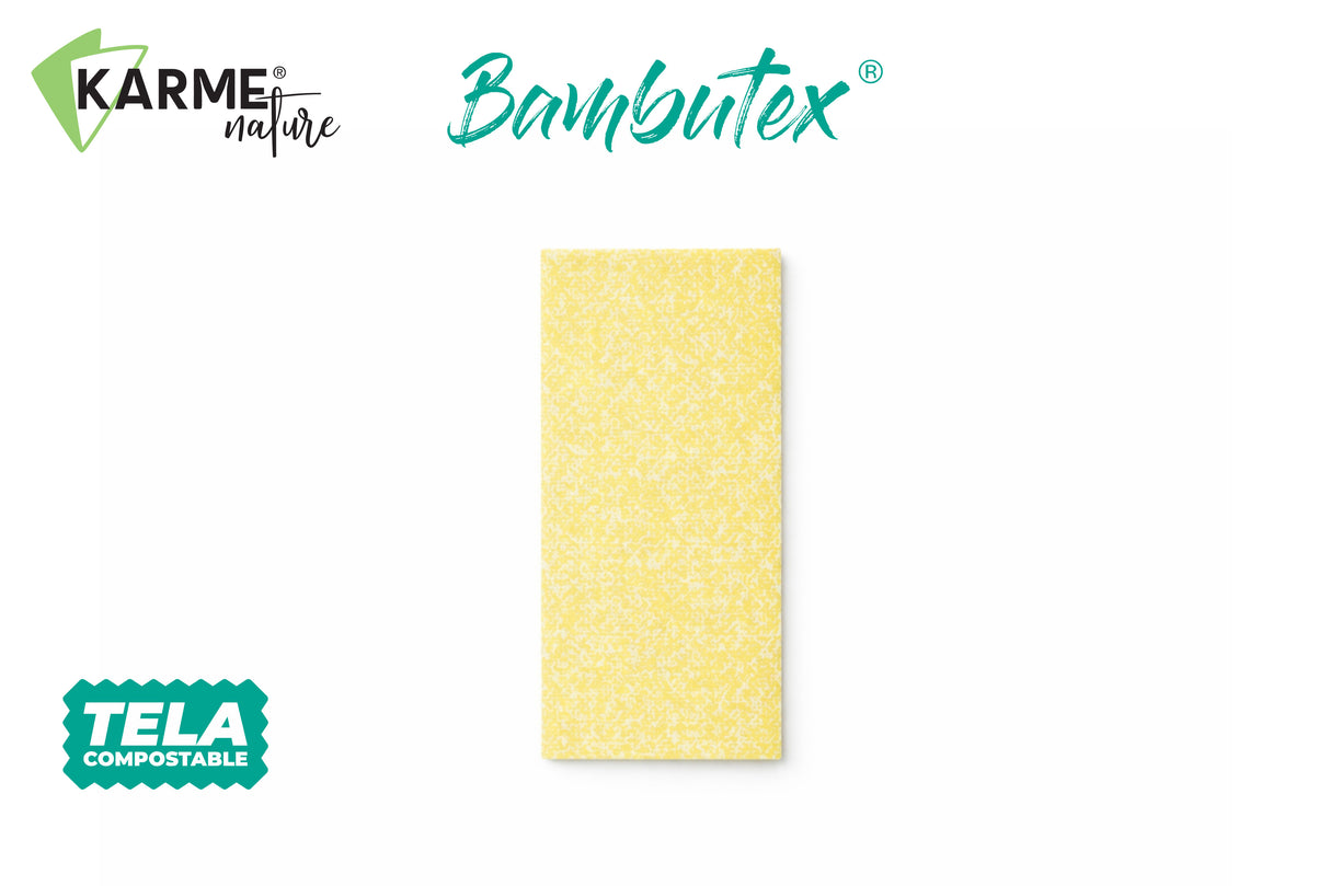 Servilleta Bambutex 40x40cm Pleg. 1/8 Deco. Esparta Pistacho, 400uds