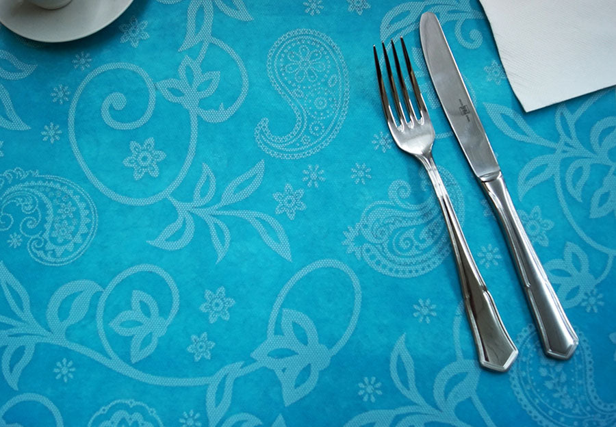 Rollo Novotex 1,20x50m Turquesa Deco. Cachemir