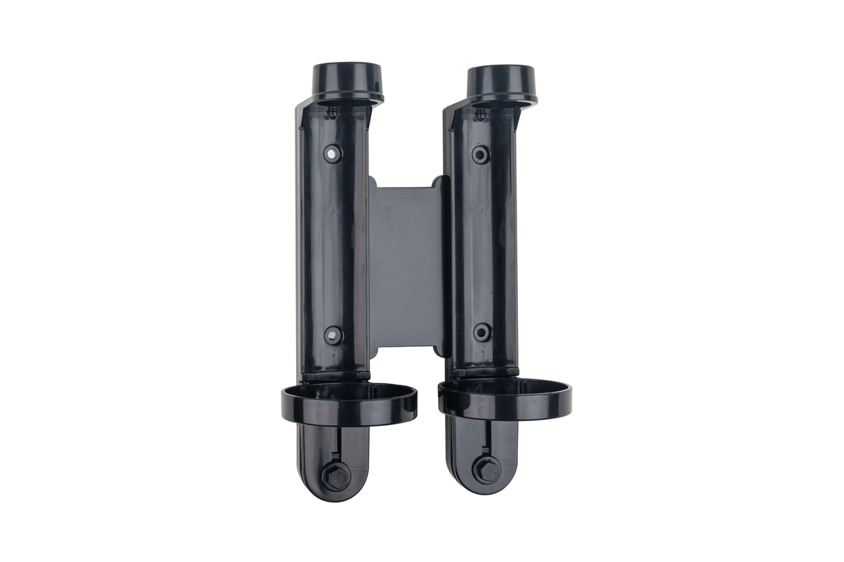 Soporte Dosificador Pared Negro Doble