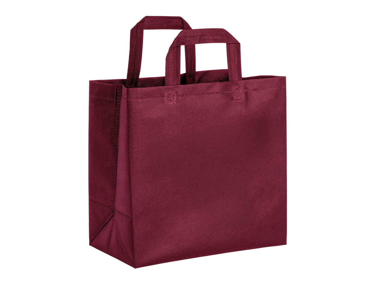 ; Bolsa Box Novotex 30+17x30cm 80gr Burdeos, 200uds