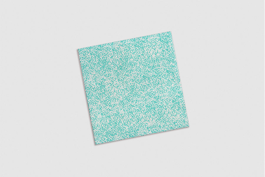 Servilleta Bambutex 40x40cm Deco. Esparta Turquesa, 600uds