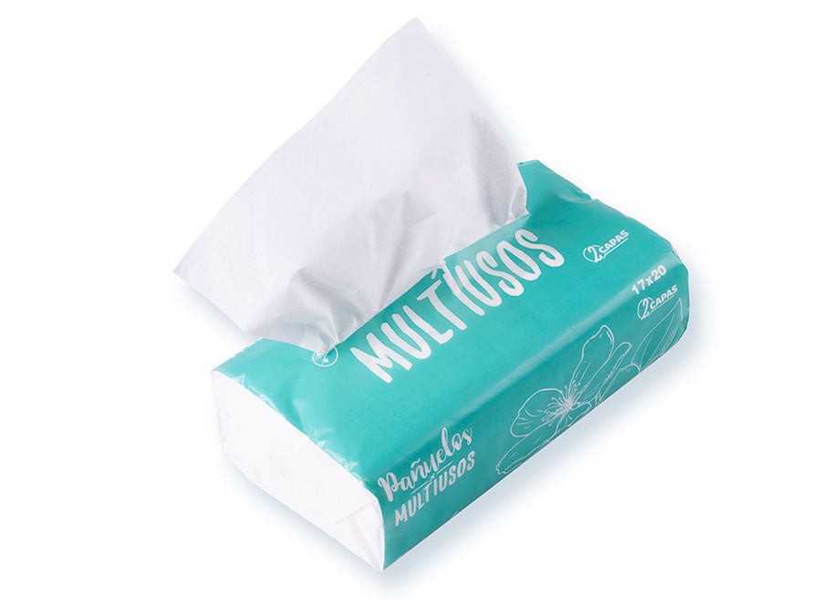 Pañuelos Multiusos Faciales 17x20cm 2/C 150serv