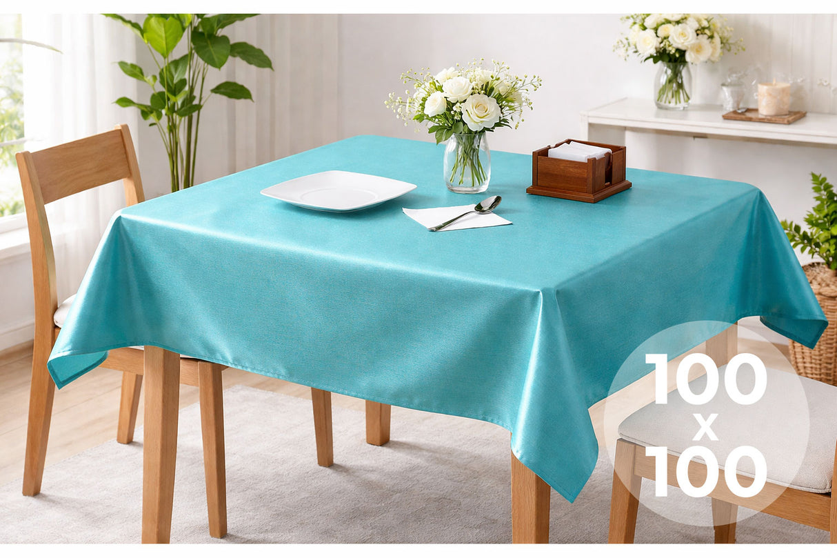 Mantel Extratela Alba Plus 100x100cm Turquesa (Confeccionado a 96x96cm)