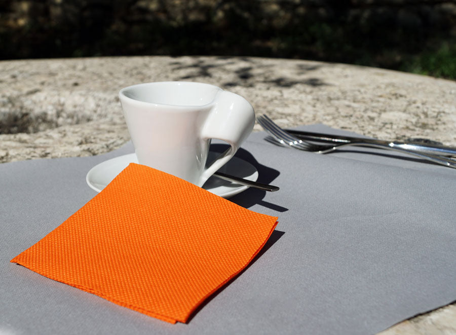 Servilletas Micropunto 20x20cm Naranja, 100uds 24pq