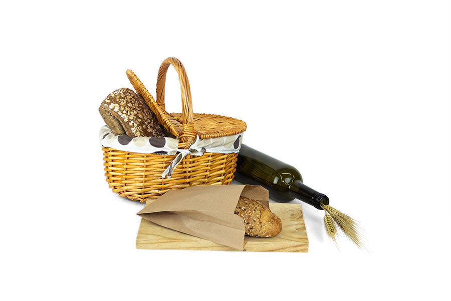 Bolsa Papel 30+9x58cm 40gr Kraft Estándar, 1.000uds