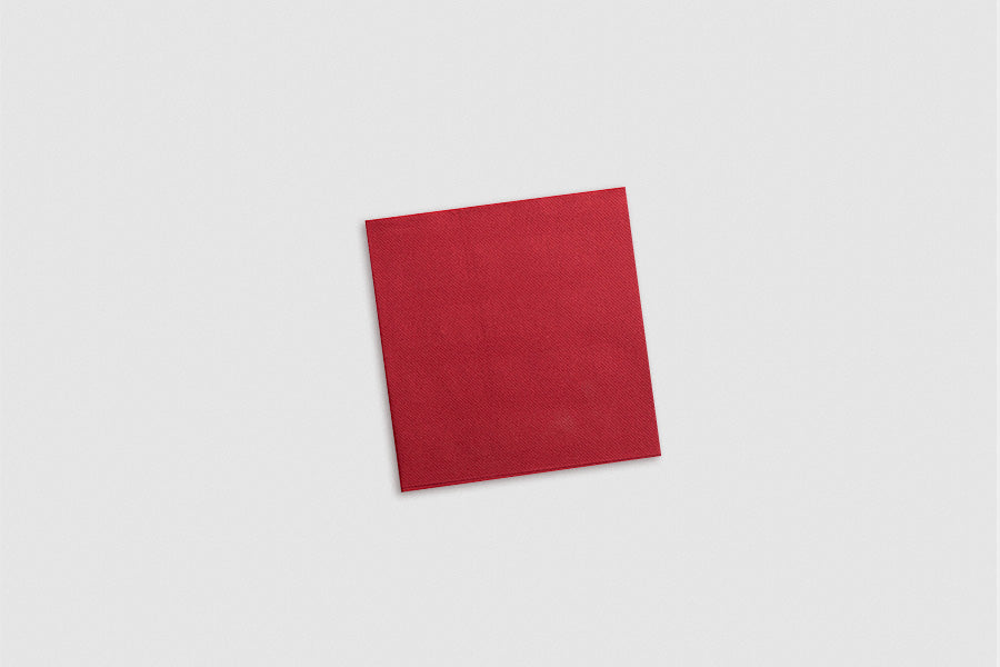 Servilleta Air Soft 20x20cm Rojo, 1800uds