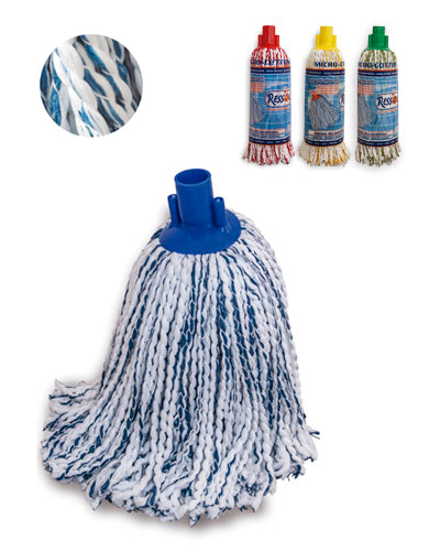 Fregona Hilo Micro/Cotton Blanco /Azul