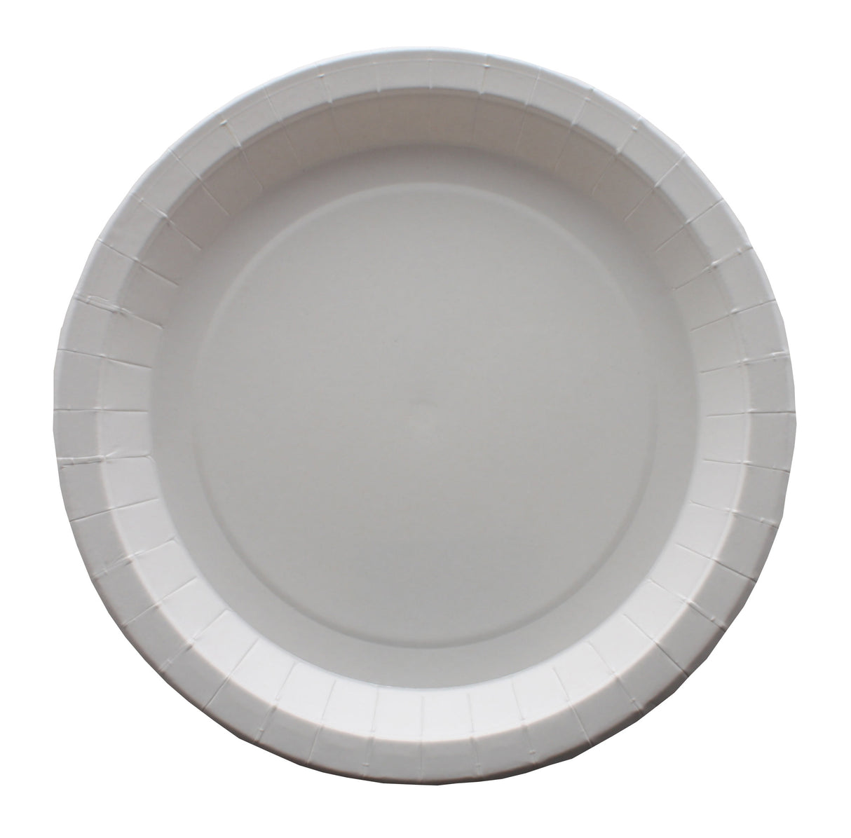 White Greaseproof Cardboard Plate 26cm 50 units 250gr