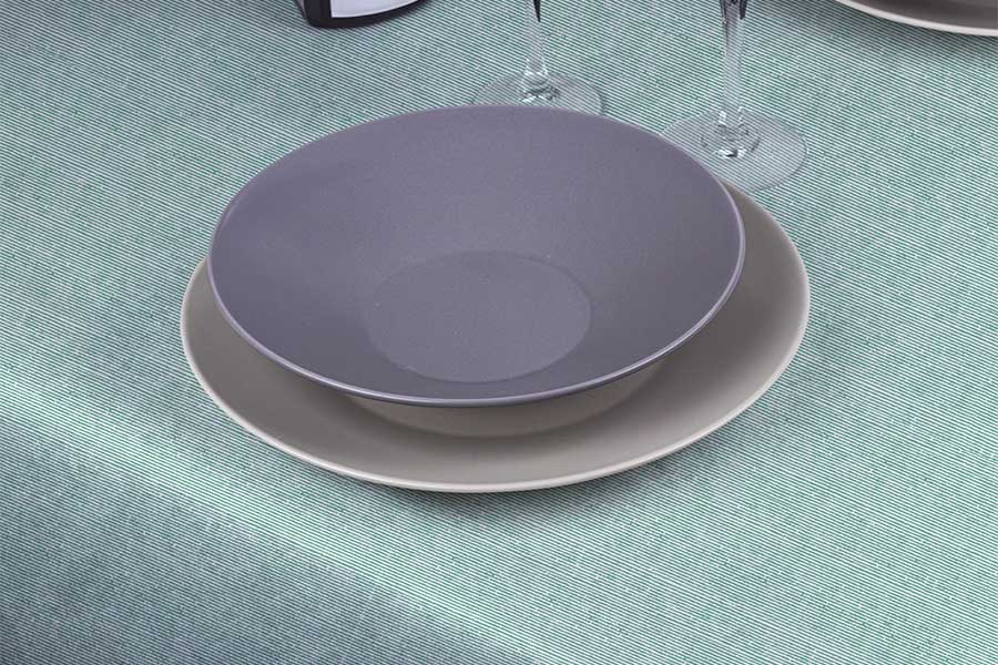 Bambulux Cut Tablecloth 100x100cm Fold. 1/8 100 units Deco. Capri Marine Water